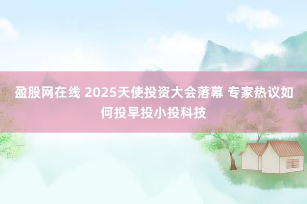 盈股网在线 2025天使投资大会落幕 专家热议如何投早投小投科技