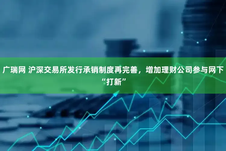 广瑞网 沪深交易所发行承销制度再完善，增加理财公司参与网下“打新”